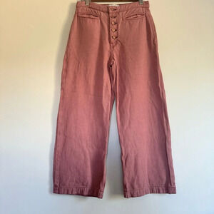 Etica Devon wide leg Exposed button fly pants Size: 27